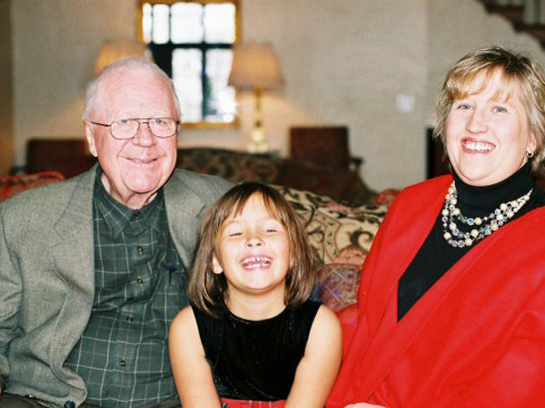 Grandpa, Kenzie, and Mom 2009?